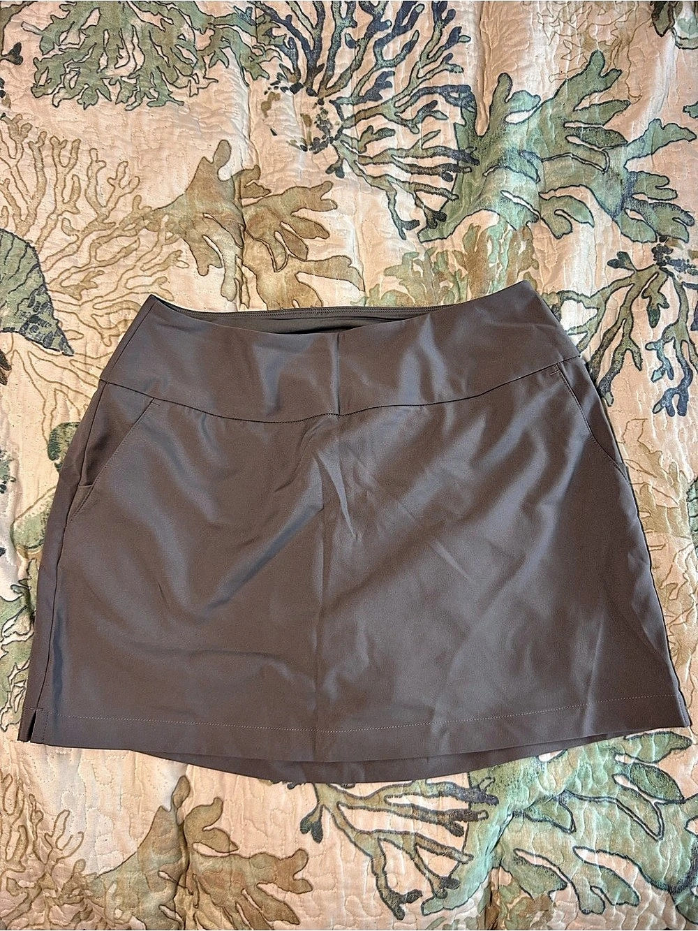 adidas Adistar Athletic Mini Skort Gray Medium NWOT